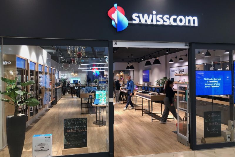 Swisscom Shopdekorationen